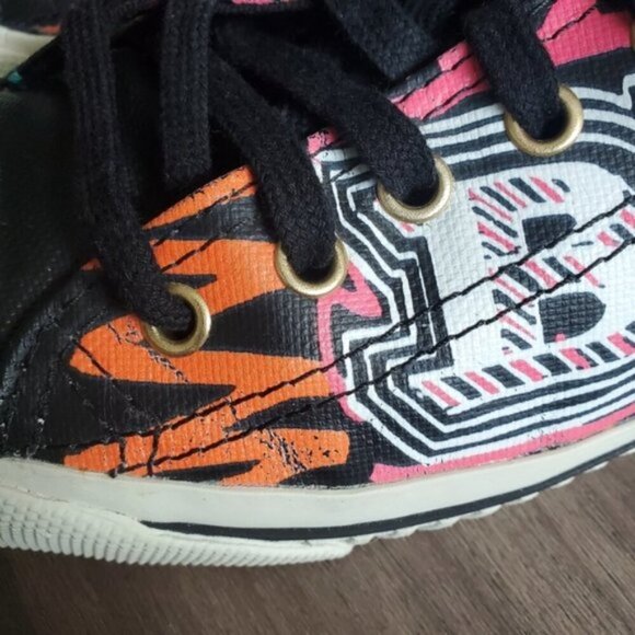 Burberry Kingly Colourful Low Top Sneakers Size 9 - Picture 16 of 16